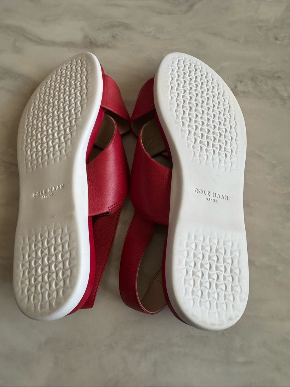 Cole Haan Women’s Red Crisscross Slingback Sandals Size 9.5 NWOT - Picture 7 of 11